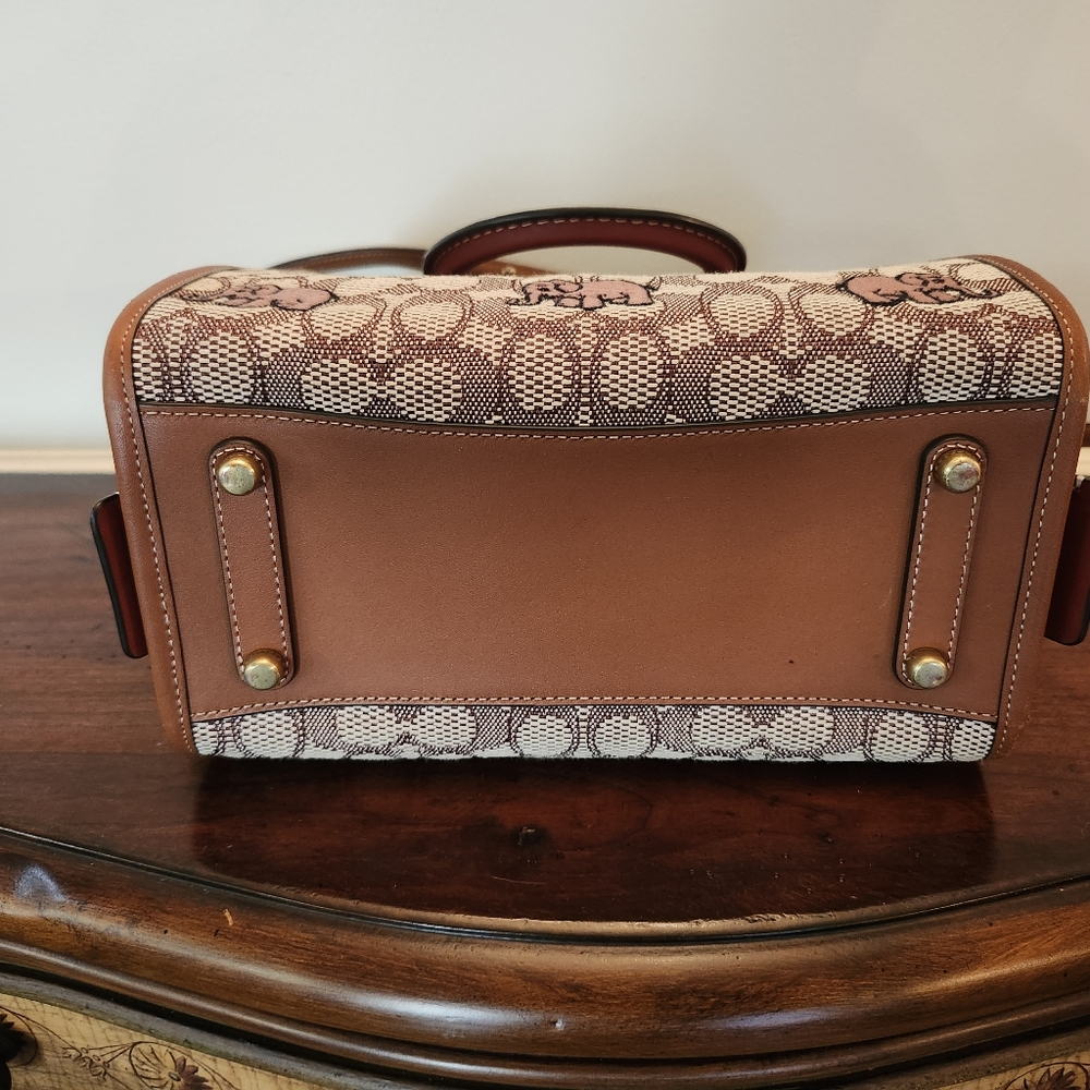 Coach Rogue Bag 25 In Signature Textile Jacquard With Embroidered Elephant - Picture 11 of 11